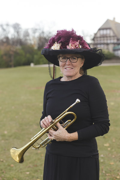 Janet Driver, trumpet player with The Classy Brass Quintet